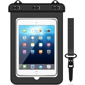 Universal iPad Waterproof Case, Waterproof Dry Bag Pouch for iPad Pro 12.9" 6/5/4/3 iPad Pro 11" / 10.5", iPad Air 5/4 10.9" 2022/2020, Galaxy Tab S8/S7, Android Tablet Up to 12.9 inch