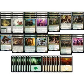 مجموعة أرنب النخبة Selesnya - أبيض أخضر - مصمم خصيصًا - Magic The Gathering - MTG - 60 بطاقة!