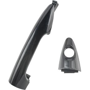 826513X000 Front Left Driver Side Exterior Door Handle Fit for Hyundai Elantra 2011-2016, Black