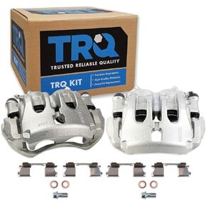 TRQ Front Brake Caliper Set Compatible with 07-18 Sprinter 3500