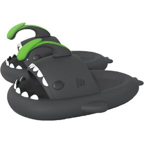 Original Shark Slides Upgraded, Cloudy Shark Slides Anti-Slip House Slippers Beach Shoes Casual Shark Sandals