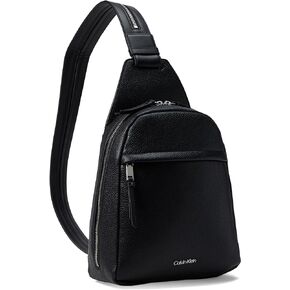 Calvin Klein Women's Mia Casual Sling, Black/Silver, Medium