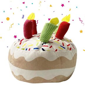 Doggie Happy Birthday Toy Set | Interactive Birthday Bone and Birthday Box - Celebrate with Squeaky Fun, Ideal for Unforgettable Dog Birthdays and Joyful Playtime!