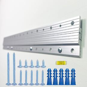 6" French Cleat Picture Hanger, Heavy Duty Aluminum Z Bar Clips, Interlocking Wall Mounting Brackets for Hanging Mirror, Panel, Whiteboard, Cabinet, Shelf, Headboard, Photoes (4 Pairs up to 60 lbs)