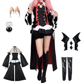 Krul Tepes Cosplay Costume Krul Cosplay Dress Flared Sleeves Full Set With Accessory