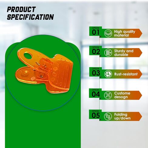 Bag Clips for Chips | Clothes Hanger Clips | Chip Clips Bag Clips Food Clips | Bag Clips for Food | Clips for Food Packages | Clips for Hanging | Plastic Clips, Multicolor 5 Pack in Saudi Arabia