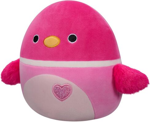 Squishmallows Original 8-Inch Della Pink Mallard Duck with Candy Heart Belly - Official Jazwares Plush in Saudi Arabia