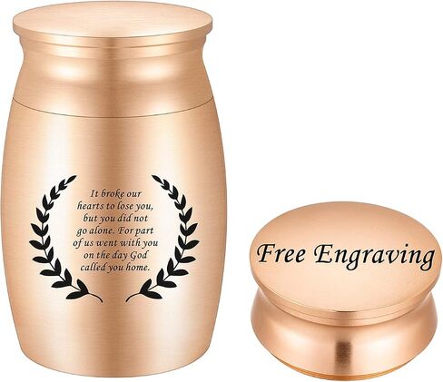 3 Inches Small Keepsake Urn for Human Ashes Aluminum Mini Cremation Urns Memorial Ashes Urn Miniature Burial Funeral Urns for Sharing Ashes Mini Keepsake Urn in Saudi Arabia
