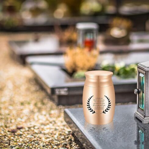 3 Inches Small Keepsake Urn for Human Ashes Aluminum Mini Cremation Urns Memorial Ashes Urn Miniature Burial Funeral Urns for Sharing Ashes Mini Keepsake Urn in Saudi Arabia