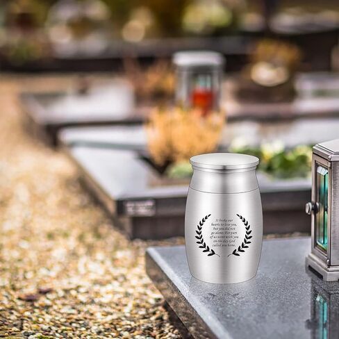 3 Inches Small Keepsake Urn for Human Ashes Aluminum Mini Cremation Urns Memorial Ashes Urn Miniature Burial Funeral Urns for Sharing Ashes Mini Keepsake Urn in Saudi Arabia