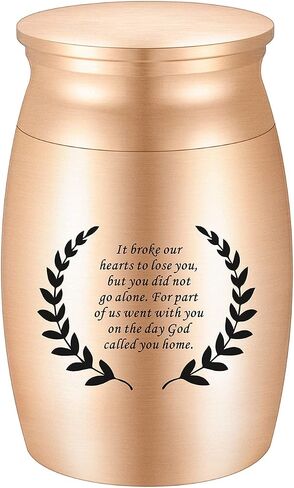 3 Inches Small Keepsake Urn for Human Ashes Aluminum Mini Cremation Urns Memorial Ashes Urn Miniature Burial Funeral Urns for Sharing Ashes Mini Keepsake Urn in Saudi Arabia