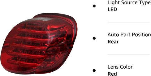 Low Profile ProBEAM Tail Light - Red with Bottom Window in Saudi Arabia
