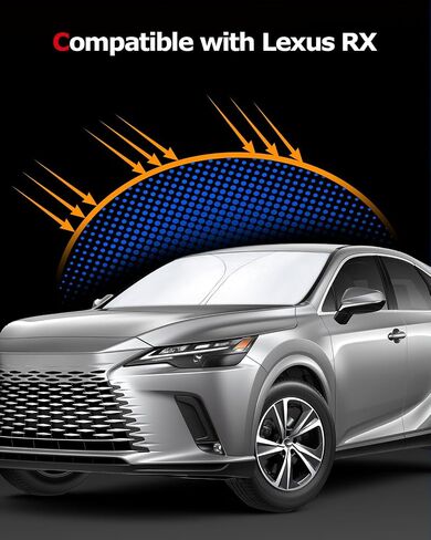Windshield Sunshade for Subaru Outback 2021-2024,Retractable Front Window Sun Shade Block UV Sun Visor Outback Accessories in Saudi Arabia