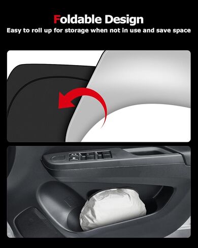 Windshield Sunshade for Subaru Outback 2021-2024,Retractable Front Window Sun Shade Block UV Sun Visor Outback Accessories in Kuwait