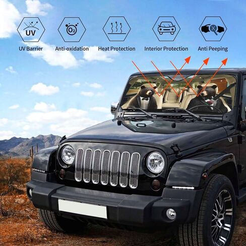Car Windshield Sun Shade Duck Driving Car Sunshade for Car Truck SUV,Blocks UV Rays Keep Vehicle Cool Folding Auto Sunshades Car Sunscreen (55x29inch) in Saudi Arabia