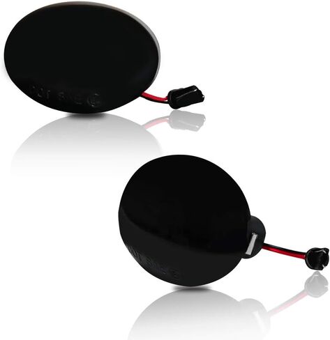 GTINTHEBOX عدسة مدخنة كهرمان LED للحاجز الجانبي لأضواء إشارة الانعطاف لـ 2007-2013 Mini Cooper Gen2 R55 R56 R57 R58 R59 - شعار Union Jack in Saudi Arabia