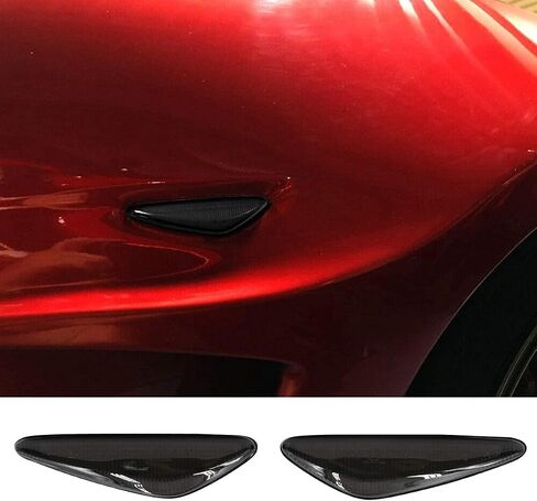 مصابيح علامة جانبية LED كهرمانية متتابعة من NSLUMO لعام 2016-up Mazda MX-5 ND 2009-2012 RX-8 عدسة مدخنة مصابيح أمامية للحاجز الأمامي استبدال مصابيح العلامات الجانبية OEM in Saudi Arabia