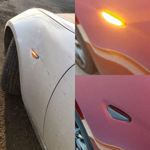 مصابيح علامة جانبية LED كهرمانية متتابعة من NSLUMO لعام 2016-up Mazda MX-5 ND 2009-2012 RX-8 عدسة مدخنة مصابيح أمامية للحاجز الأمامي استبدال مصابيح العلامات الجانبية OEM in Saudi Arabia