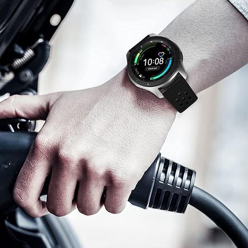 Easuny Sport Band Compatible for Galaxy Watch 3 45mm Band/Galaxy Watch 46mm Band/Gear S3 Frontier, 22mm Quick Release Silicone Breathable Watch Strap Accessories Large Small in Saudi Arabia