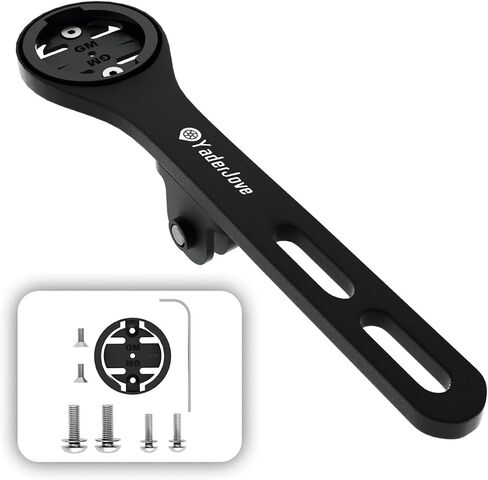 Bike Computer Mount - Out Front Garmin Bike Mount for Road Bikes Integrated Handlebar, Aluminum Garmin Integrated Aero Handlebars Compatible with Bike GPS Computer,Garmin,Combo & GoPro Action Camera in Saudi Arabia
