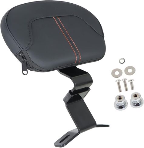 مسند ظهر للدراجة النارية، وسادة أمامية للسائق، مسند ظهر قابل للفصل، بديل للتجول CVO Street Glide Road King Road Glide 2009-2022 أسود in Kuwait