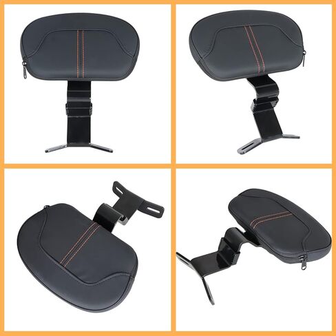 مسند ظهر للدراجة النارية، وسادة أمامية للسائق، مسند ظهر قابل للفصل، بديل للتجول CVO Street Glide Road King Road Glide 2009-2022 أسود in Kuwait