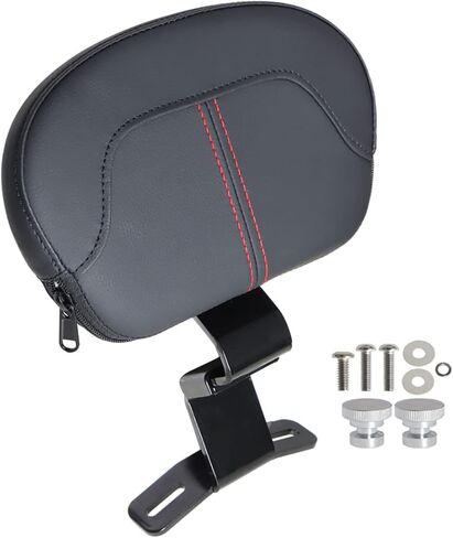 Motorcycle Backrest Pad Front Driver Rider Detachable Backrest Replacement for Touring CVO Street Glide Road King Road Glide 2009-2022 Black in Saudi Arabia
