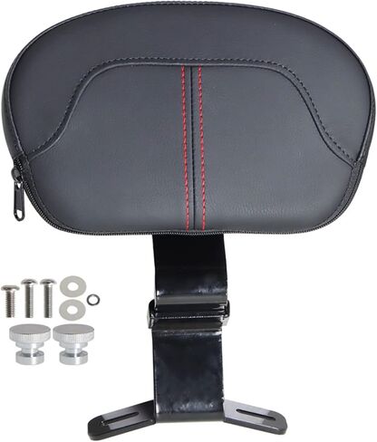 Motorcycle Backrest Pad Front Driver Rider Detachable Backrest Replacement for Touring CVO Street Glide Road King Road Glide 2009-2022 Black in Saudi Arabia