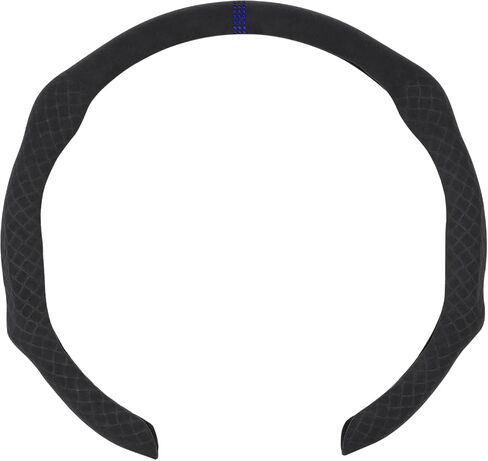 MEWANT Dark Gray 9002 Alcantara Anti-Skid Car Steering Wheel Cover Steering Wheel Protector Universal 99% Car Wheel Cover Wrap Car Interior Accessories (No Marker) in Saudi Arabia