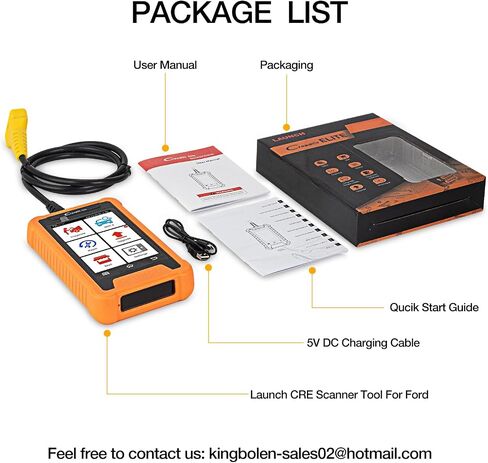 2024 LAUNCH X431 Elite Bidirectional Tool fit for Ford Lincoln Mercury Mazda, Full Systems All Resets Diagnostic Scanner, Programmable Module Installation, Battery Registration, Lifetime Free Update in Saudi Arabia