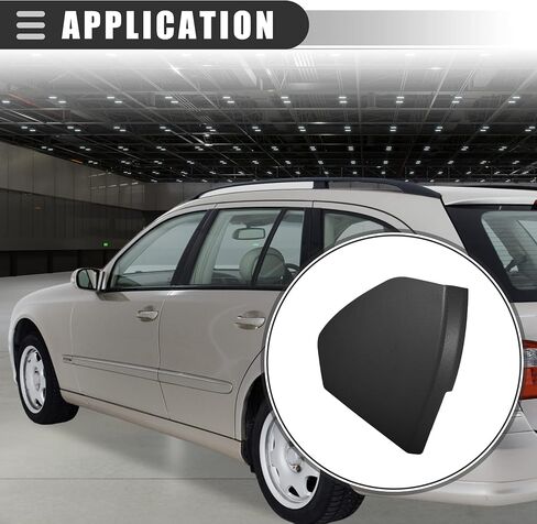 غطاء علوي للباب الأمامي الأيسر من Motoforti، لسيارة Mercedes-Benz E320 2003-2009، ABS PC، 2117270148، أسود in Saudi Arabia
