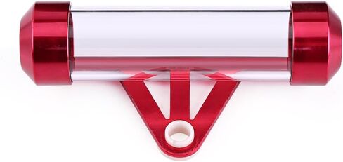 Zerone Motorcycle Tax Tube, Waterproof Motorcycle Secure Tax Disc Tube Motorbike Cylindrical Holder Frame (red) in Saudi Arabia