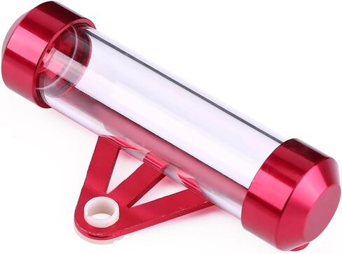 Zerone Motorcycle Tax Tube, Waterproof Motorcycle Secure Tax Disc Tube Motorbike Cylindrical Holder Frame (red) in Saudi Arabia