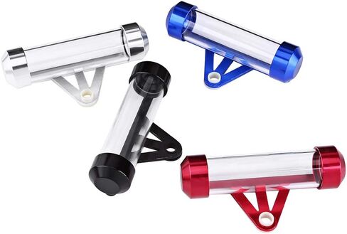 Zerone Motorcycle Tax Tube, Waterproof Motorcycle Secure Tax Disc Tube Motorbike Cylindrical Holder Frame (red) in Saudi Arabia