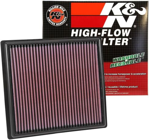 K&N Engine Air Filter: Increase Power & Towing, Washable, Premium, Replacement Air Filter: Compatible with 2015-2019 Chevy/GMC Colorado and Canyon, 33-5030 in Saudi Arabia