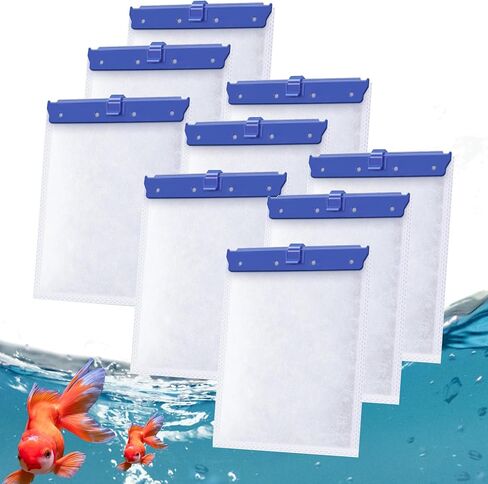 9 عبوات من خراطيش فلتر بديلة كبيرة لمرشحات تيترا ويسبر بيو-باغ، خراطيش فلتر حوض السمك الكبيرة لتيترا 20i/40i IQ20/30/45/60 PF20/30/40/60 - جاهزة للاستخدام in Kuwait