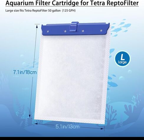 9 عبوات من خراطيش فلتر بديلة كبيرة لمرشحات تيترا ويسبر بيو-باغ، خراطيش فلتر حوض السمك الكبيرة لتيترا 20i/40i IQ20/30/45/60 PF20/30/40/60 - جاهزة للاستخدام in Kuwait