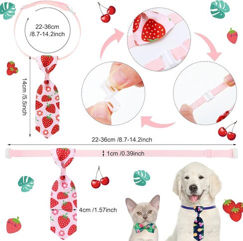 Sadnyy 240 قطعة من ربطات عنق الكلاب بكميات كبيرة تتضمن 120 ربطة عنق للكلاب و120 ربطة عنق صيفية ربيعية للكلاب، أربطة عنق للكلاب، ربطات عنق هاواي قابلة للتعديل للكلاب الصغيرة والمتوسطة والقطط in Kuwait