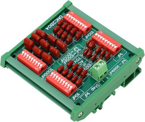 لوحة مكثف قابلة للبرمجة مكونة من 4 أرقام 1nF-9999nF مكثف فيلم بولي بروبيلين قابل للتعديل DC100V AC70V (DNC2B04) صندوق سعة لوحة مكثف قابلة للبرمجة in Kuwait