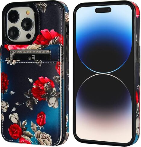Vaburs Compatible with iPhone 14 Pro Max Case Wallet with Credit Card Holder, White Leopard Cheetah Pattern Flip Premium PU Leather Magnetic Closure Shockproof Protective Cover 6.7" in Kuwait