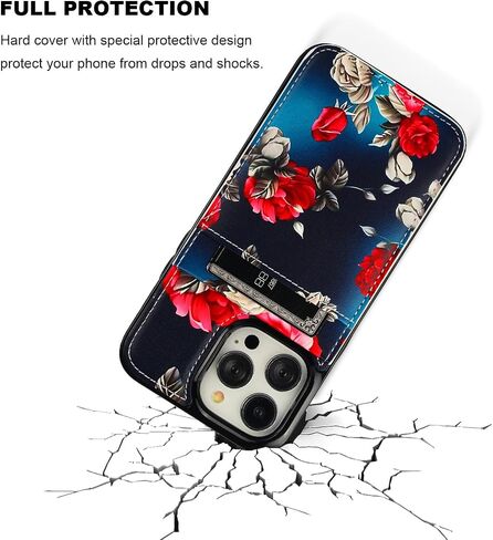 Vaburs Compatible with iPhone 14 Pro Max Case Wallet with Credit Card Holder, White Leopard Cheetah Pattern Flip Premium PU Leather Magnetic Closure Shockproof Protective Cover 6.7" in Kuwait