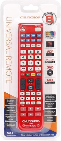 CHUNGHOP Universal IR Learning Remote Control للتلفزيون الذكي VCR CBL DVD SAT STR-TV CD VCD HI-FI، لجميع العلامات التجارية IR Remote 3 في 1 وحدة تحكم قابلة للبرمجة L336 in Saudi Arabia