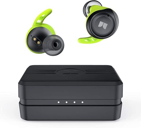 Monster Champion True Wireless Earbuds, Bluetooth 5.0 IPX8 Waterproof Sports Headphones with aptX Deep Bass, CVC 8.0 Noise Cancellation, Type C Quick Charge, 100Hrs Charging Case in Saudi Arabia