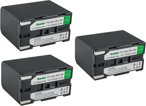 Kastar 2-Pack Battery Replacement for Samsung SB-L160 SBL160, SB-L320 SBL320, SB-L480 SBL480, SB-L110A SBL110A Battery, Samsung VP-W87 VP-W87D VP-W90 VP-W95D VP-W97 Medion MD9014 VP-SCD55 Camera in Saudi Arabia