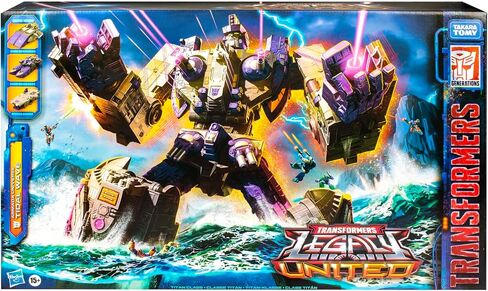 Transformers Legacy United Titan Class Armada Universe Tidal Wave, 19-inch Converting Action Figure, 15+ Years in Saudi Arabia