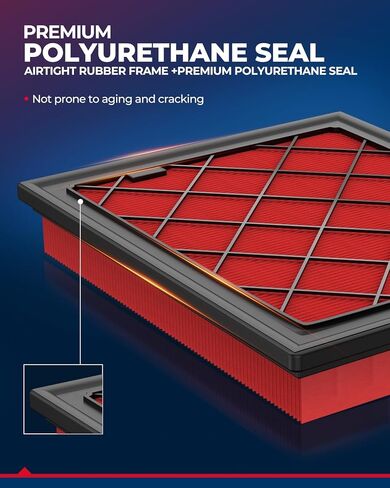 KAX Engine Air Filter, GAF069 (CA11480) Air Filter Replace for Ford Edge 2015-2023, Ford Fusion 2013-2020, Lincoln MKX 2015-2018, MKZ 2013-2020, Nautilus 2019-2023, Continental 2017-2020 in Kuwait