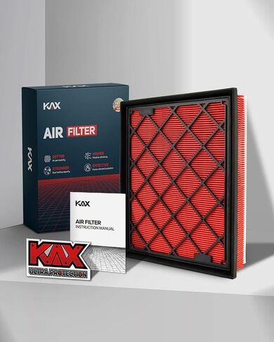 KAX Engine Air Filter, GAF069 (CA11480) Air Filter Replace for Ford Edge 2015-2023, Ford Fusion 2013-2020, Lincoln MKX 2015-2018, MKZ 2013-2020, Nautilus 2019-2023, Continental 2017-2020 in Kuwait
