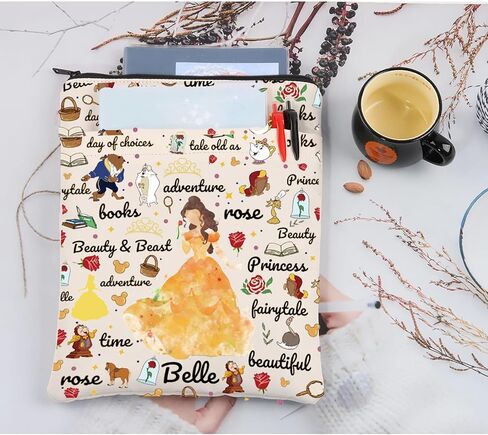 LQRI Princess Rose Belle Book Sleeve Cartoon Movie Merchandise Fairy Tales Lover Gift Beauty Beast Gift in Saudi Arabia