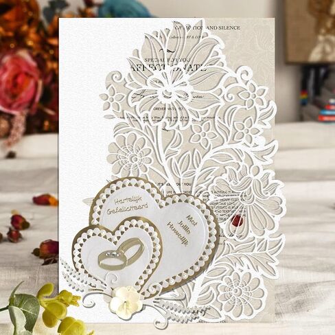 Metal Rose Cutting Dies Flower Bouquet Die Cuts for Card Making, Wedding Rose Die Cut Embossing Stencil Template Tool for Wedding Invitation DIY Scrapbooking Photo Album Card Craft Decoration in Saudi Arabia