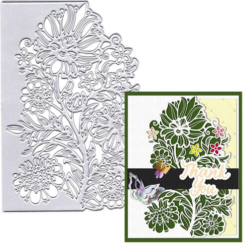 Metal Rose Cutting Dies Flower Bouquet Die Cuts for Card Making, Wedding Rose Die Cut Embossing Stencil Template Tool for Wedding Invitation DIY Scrapbooking Photo Album Card Craft Decoration in Saudi Arabia